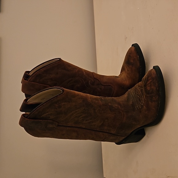 Old West Leather Cowboy boots - Picture 1 of 4